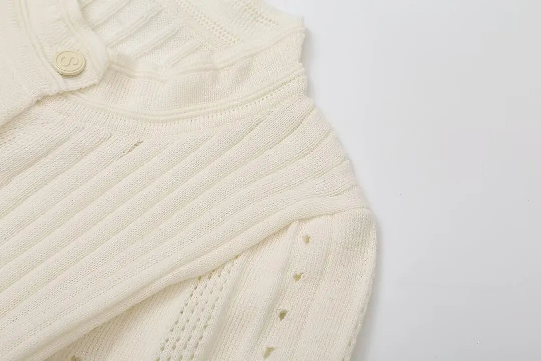 Elegant Knitted Patchwork Midi Dress Women's Short Sleeve High Waist Casual Single-Breasted Curvy Dresses Summer Black Apricot